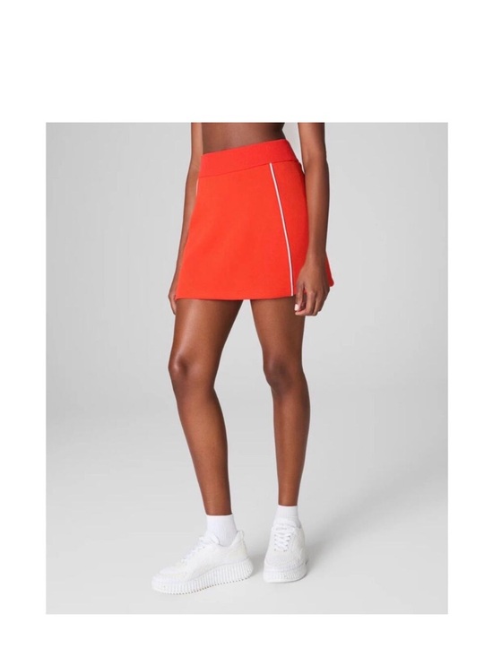 SPANX Dresses & Skirts - SPANX Coral Airpique Skort with White Piping